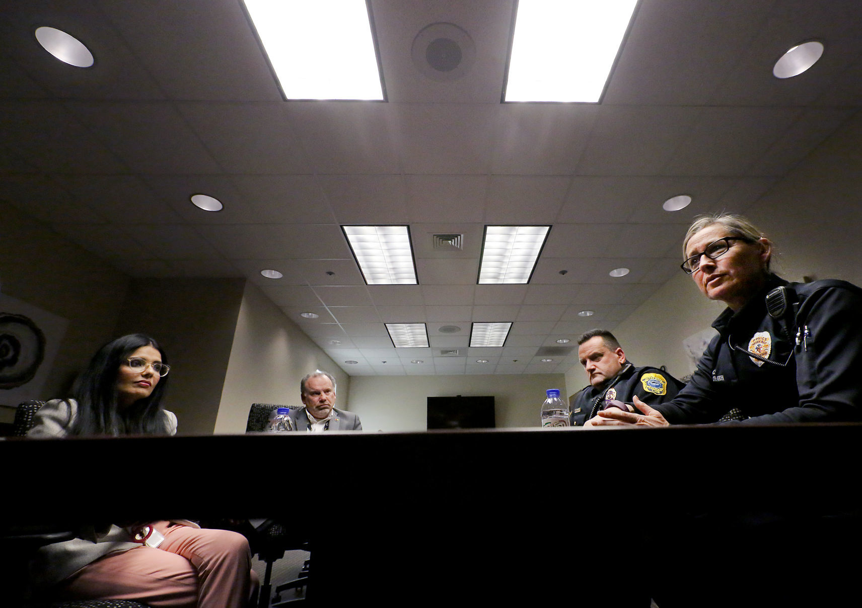 Administrators, cops at Willow Creek Behavioral Health in Green Bay